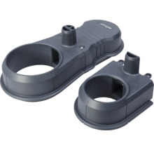 Wolfcraft Logo Odsávání prachu z děrovek s odsávacím hrdlem pro průměry 68 milimetrů a 82 milimetrů