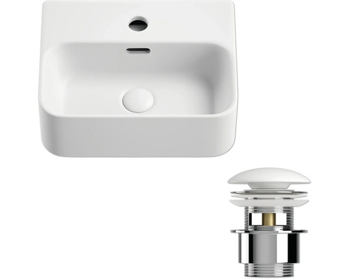 Keramické umyvadlo s odtokovou armaturou