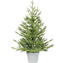 Umělý vánoční stromek v květináči