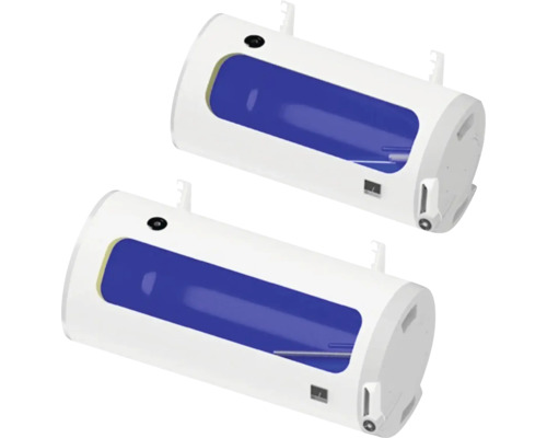 Dva ohřívače vody s průhledem