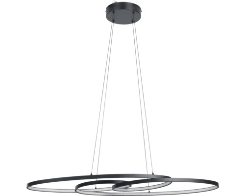 Moderní závěsné svítidlo se třemi kruhovými prvky