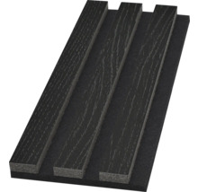 Akustický panel s dřevěnou strukturou pro absorpci zvuku