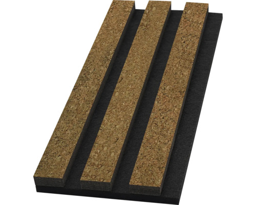 Zvukový absorbér z korku s plstěnou podložkou