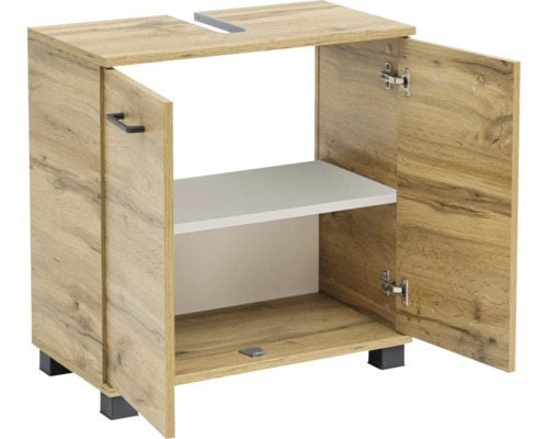 Skříňka pod umyvadlo se dvěma dvířky a jednou policí