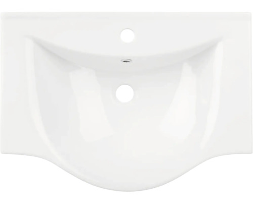 Zápustné umyvadlo K-Plus sanitární keramika bílá 54,5 cm 10055