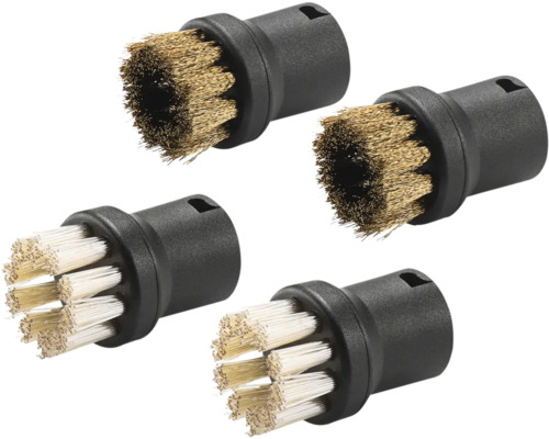 Set kartáčků Kärcher Power 2.863-335.0 Čtyři nástavce čisticích kartáčů s mosaznými a nylonovými štětinami