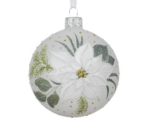 Vánoční ozdoba s rostlinnými motivy