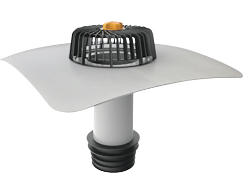 Střešní vpusť s košem na listí pro ploché střechy