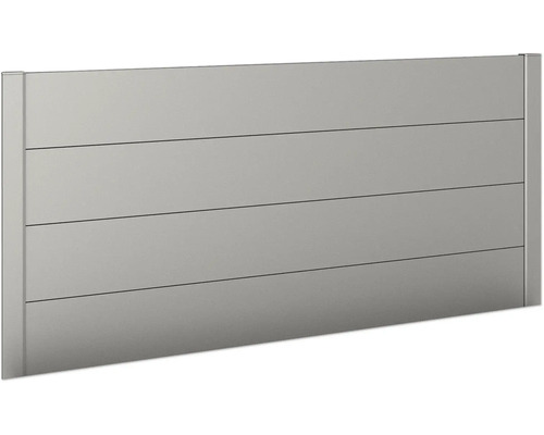 Zástěna pro vyvýšený záhon Biohort Belvedere 201 x 90 cm vel. 200 šedý křemen Zahradní plot z hliníkových prvků