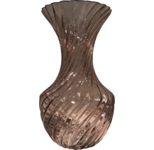 Dekorativní skleněná váza se spirálovým designem