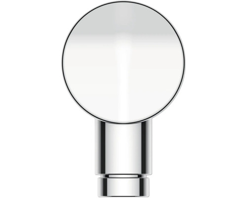 Kulaté zrcadlo s kovovou základnou