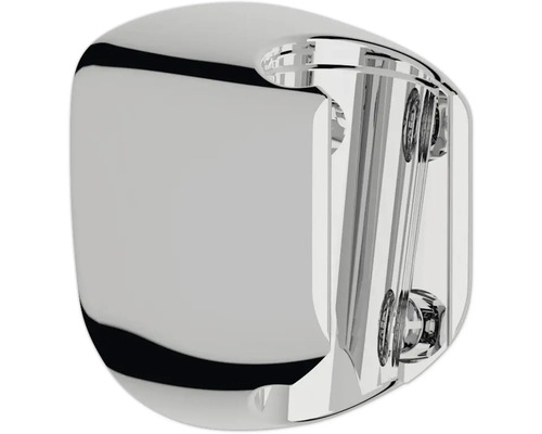 Stříbrný držák sprchové tyče