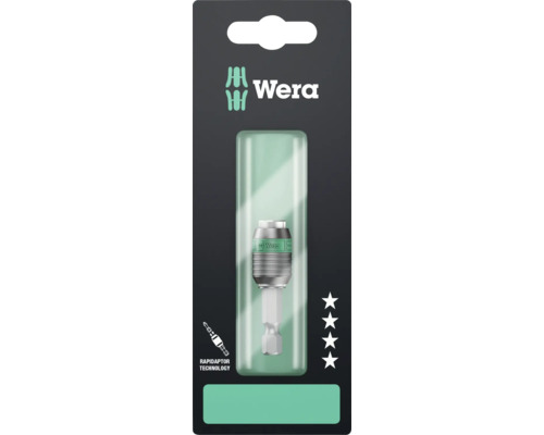 Logo Wera. Držák bitů Wera s rychloupínacím sklíčidlem v balení