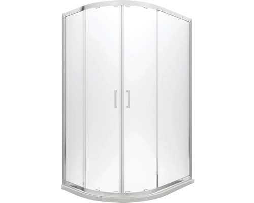 Sprchový kout do prostoru 100 x 80 cm barva rámu chrom dekor skla kouřové sklo Sprchový kout do prostoru 100 x 80 cm barva rámu chrom dekor skla kouřové sklo