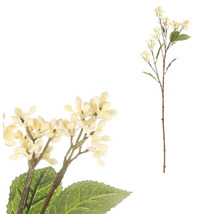 Dekorativní umělá květina s květy a listy