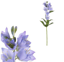 Umělá zvonkohra s květy a listy