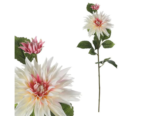 Umělá květina jiřina růžová 75 cm Dekorativní jiřina pro interiér