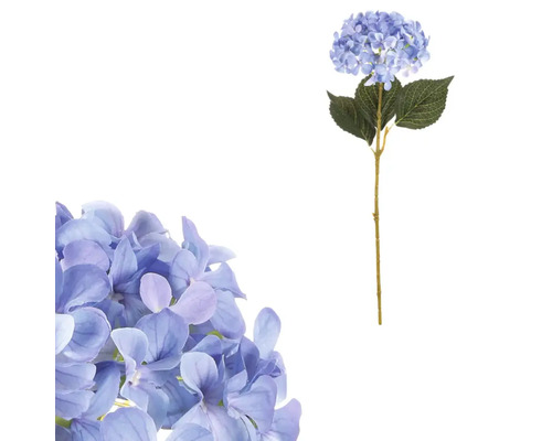 Umělá květina hortenzie tmavě modrá 75 cm Umělá hortenzie jako dekorace