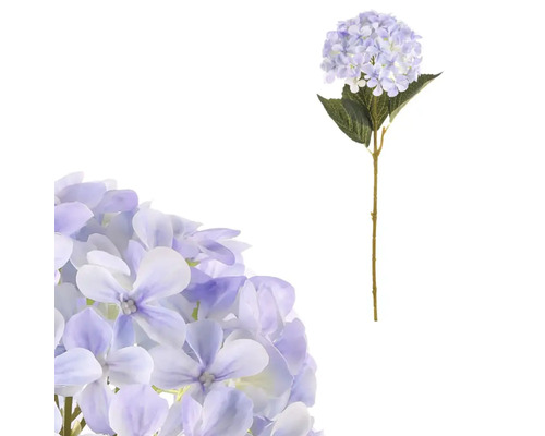 Umělá hortenzie s květem a listy