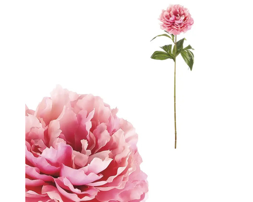 Dekorativní pivoňka jako umělá květina