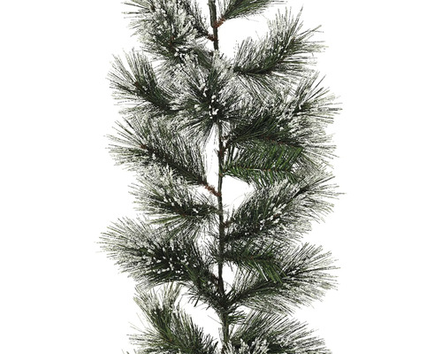Dekorativní jedlový girlanda se sněhem