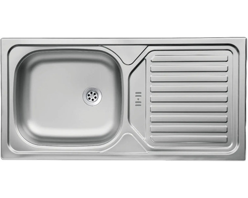Nerezový dřez s odkapávací plochou
