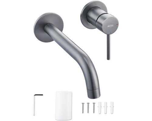 Nástěnná umyvadlová baterie Avital s příslušenstvím
