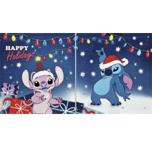 Disney Stitch adventní kalendář s figurkami a svátečními motivy