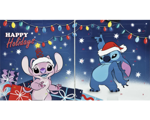 Disney Stitch adventní kalendář s figurkami a svátečními motivy