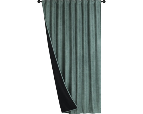 Termo závěs St. Moritz zelený 140x255cm Zatemňovací závěs se stahovací páskou