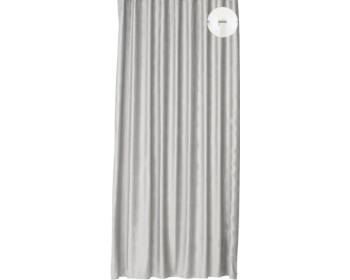 Závěs s očky Graz světle šedý 140x260cm Záclona s očkovým závěsem