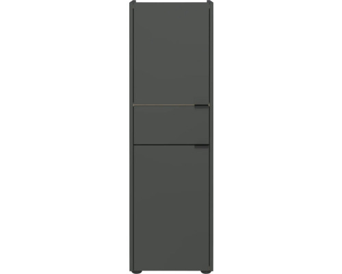 Skříňka střední Germania GW-Forano grafitová 34 x 111 x 34 cm 4498-549 Vysoká skříňka se dvěma dvířky do koupelny