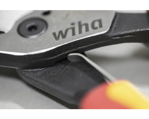 Logo Wiha na bočních štípacích kleštích