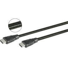 Kabel HDMI s opleteným pláštěm a konektory