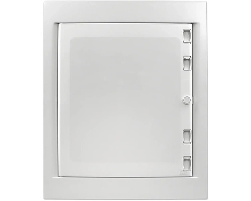 Rozvodná skříň pod omítku IP40 E2 jednořadá 335 x 300 x 85 mm 24 modulů bílá Revizní dvířka z plastu