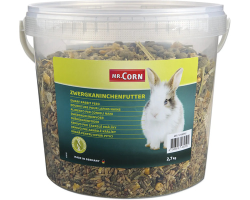 Krmivo pro zakrslé králíky Mr. Corn 2,7 kg