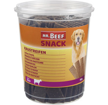 Mr Beef Snack žvýkací proužky v nádobě