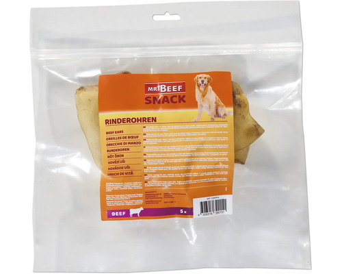 Mr Beef Snack hovězí uši v balení