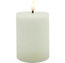 Dekorativní sloupová svíčka se simulovaným plamenem