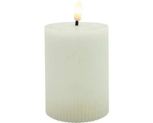Dekorativní sloupová svíčka se simulovaným plamenem