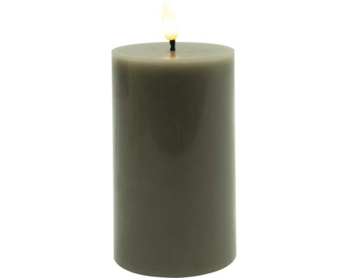 Dekorativní sloupová svíčka s LED plamenem