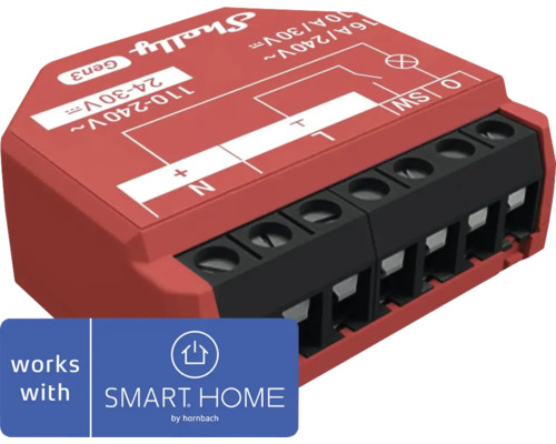 Relé pro chytrou domácnost Shelly Gen3