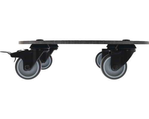 Pojízdná deska se čtyřmi otočnými kolečky