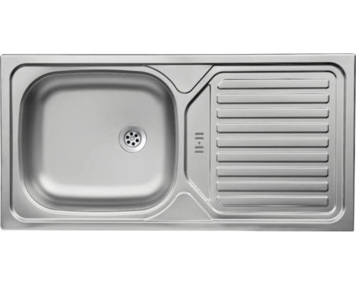 Nerezový dřez s odkapávací plochou