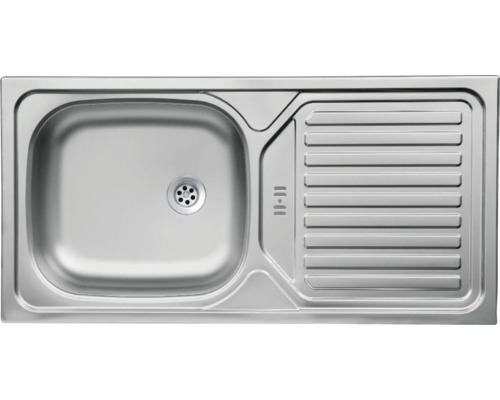Nerezový dřez s odkapávací plochou