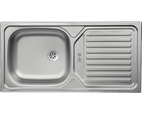 Nerezový dřez s odkapávací plochou