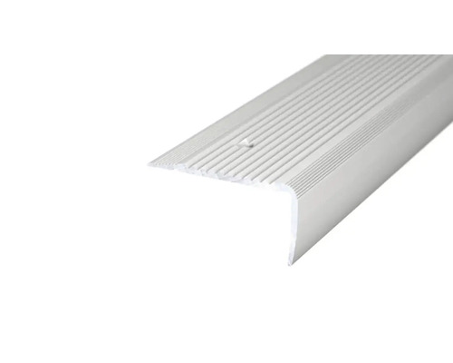 ALU schodový profil NOVA, stříbrný 45x23mm; 2,7m; šroubovací předvrt. ALU schodový profil NOVA, stříbrný 45x23mm; 2,7m; šroubovací předvrt.