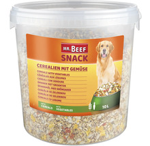 Mr Beef Snack obiloviny se zeleninou pro psy v kbelíku