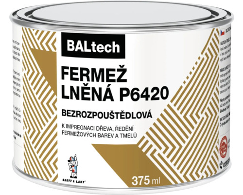 Baltech lněná fermež P6420 v 375 ml plechovce pro impregnaci dřeva
