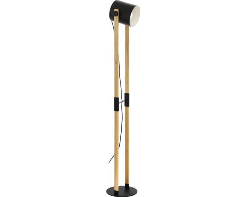 Stojací lampa Eglo 43521 HORNWOOD E27 28 W černá/krémová